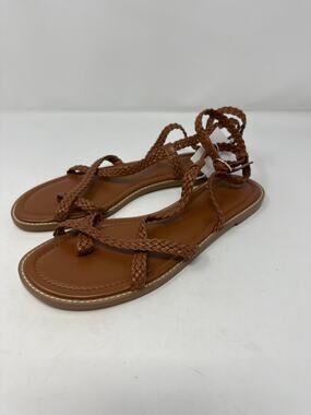 J.Crew NEW Women’s Brown Braided Strappy Charlotte Gladiator Sandals size 11